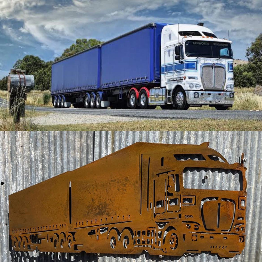 Truck Metal Wall Art-Old n Dazed