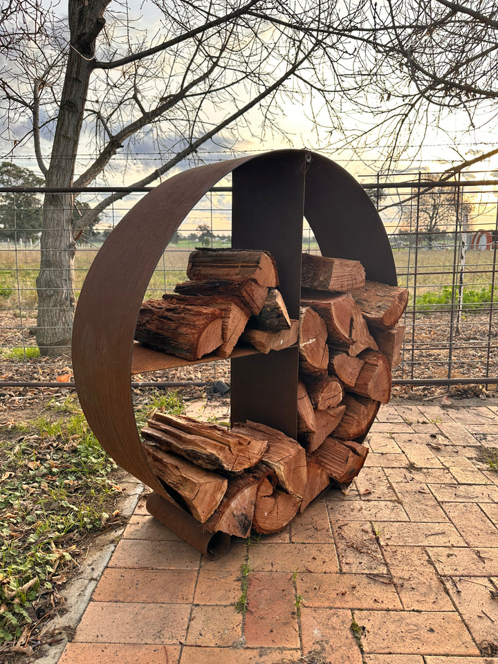 Round Firewood Storage Rack