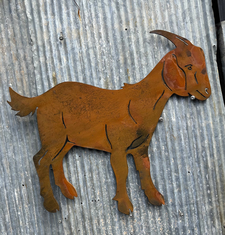 Goat Metal Wall Art