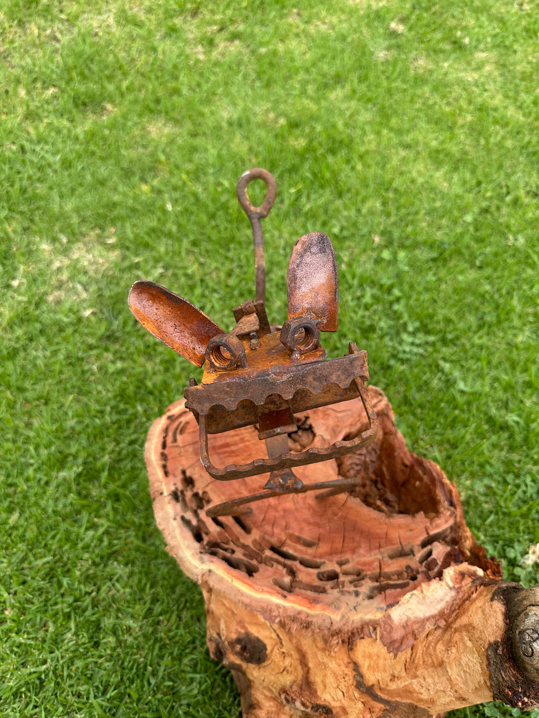 Trap Dog - Metal Garden Sculpture - Garden Art-Old n Dazed