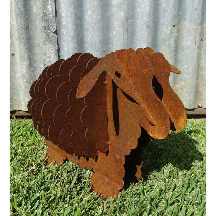 3d Sheep (3 sizes available) Metal Garden Art-Old n Dazed
