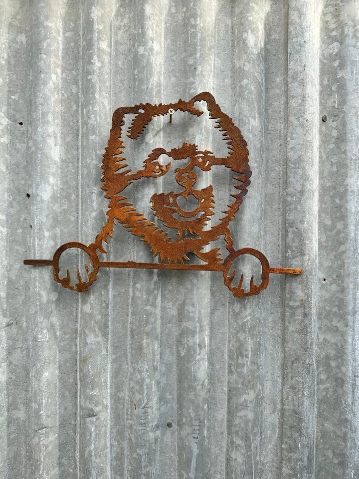 Pomeranian - Dog Memorial Plaque - Metal Art-Old n Dazed