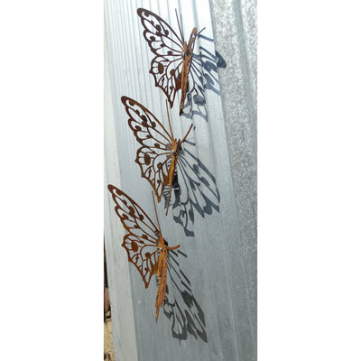 Butterflies Metal Wall Art-Old n Dazed
