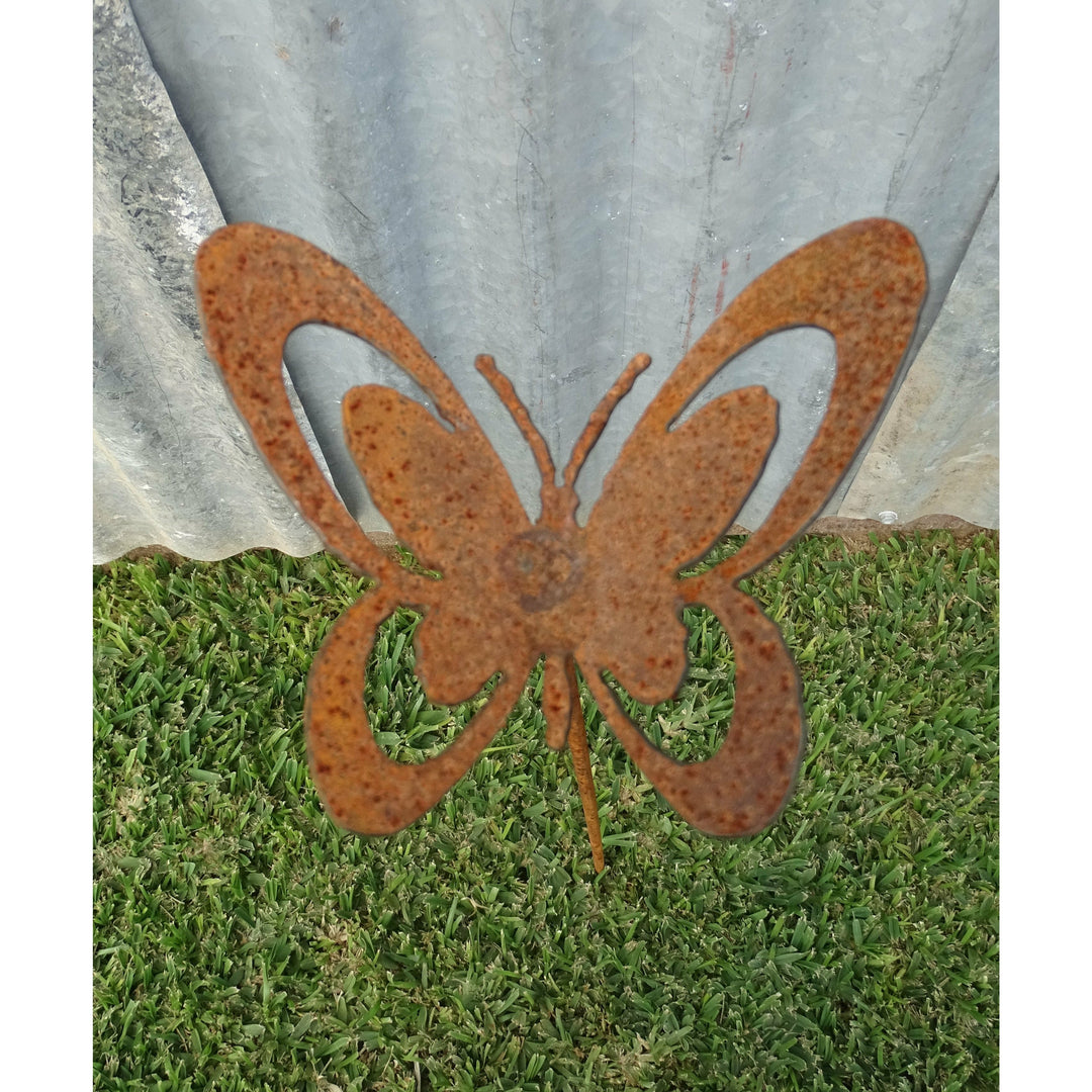Butterfly Metal Garden Spike / Stake-Old n Dazed