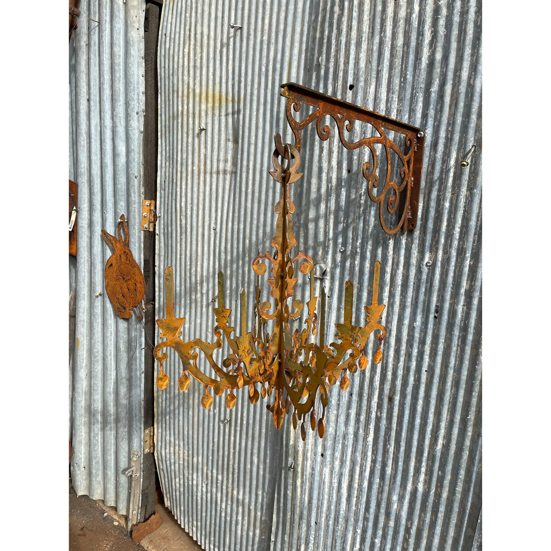 Chandelier (4 sizes available) Metal Garden Art-Old n Dazed