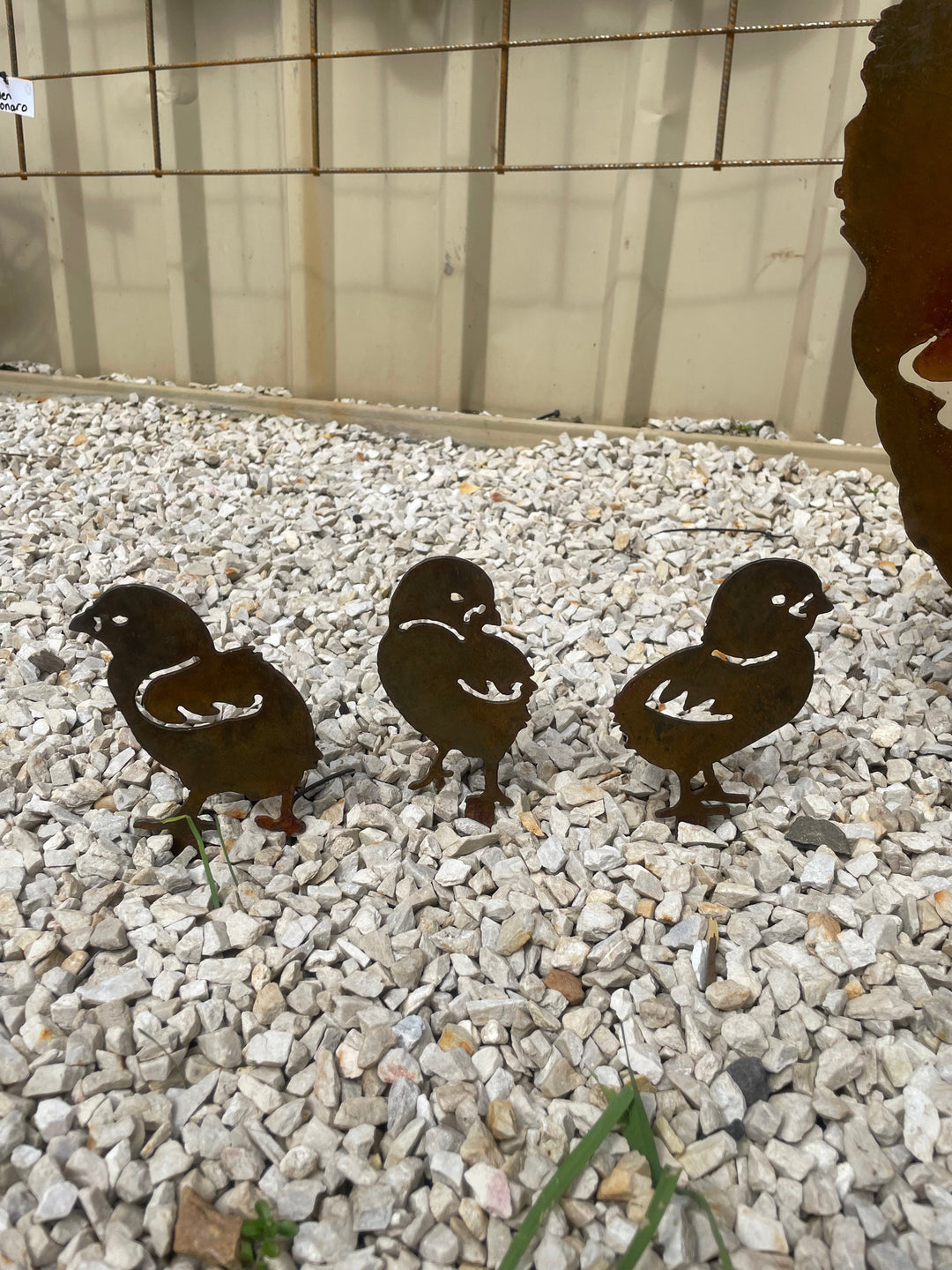 Chicken, Rooster and/or Chicks - Animal Metal Garden Art-Old n Dazed