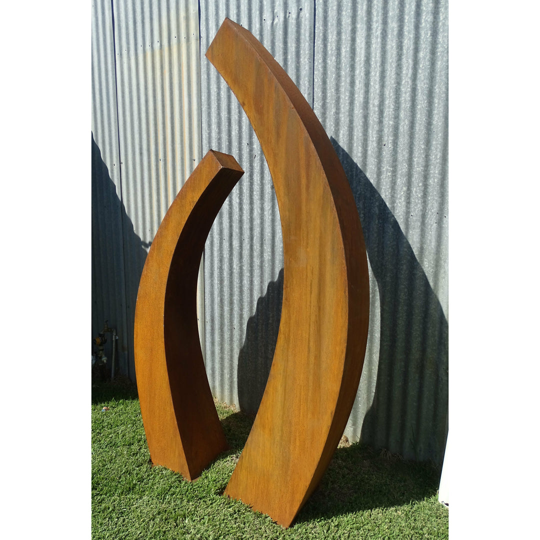 Contemporary Sculpture (available in 3 sizes) Metal Garden Art-Old n Dazed