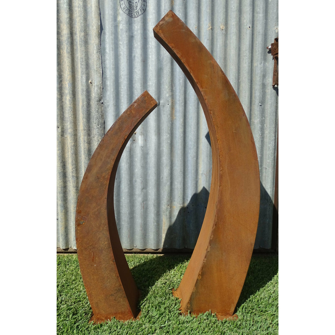 Contemporary Sculpture (available in 3 sizes) Metal Garden Art-Old n Dazed