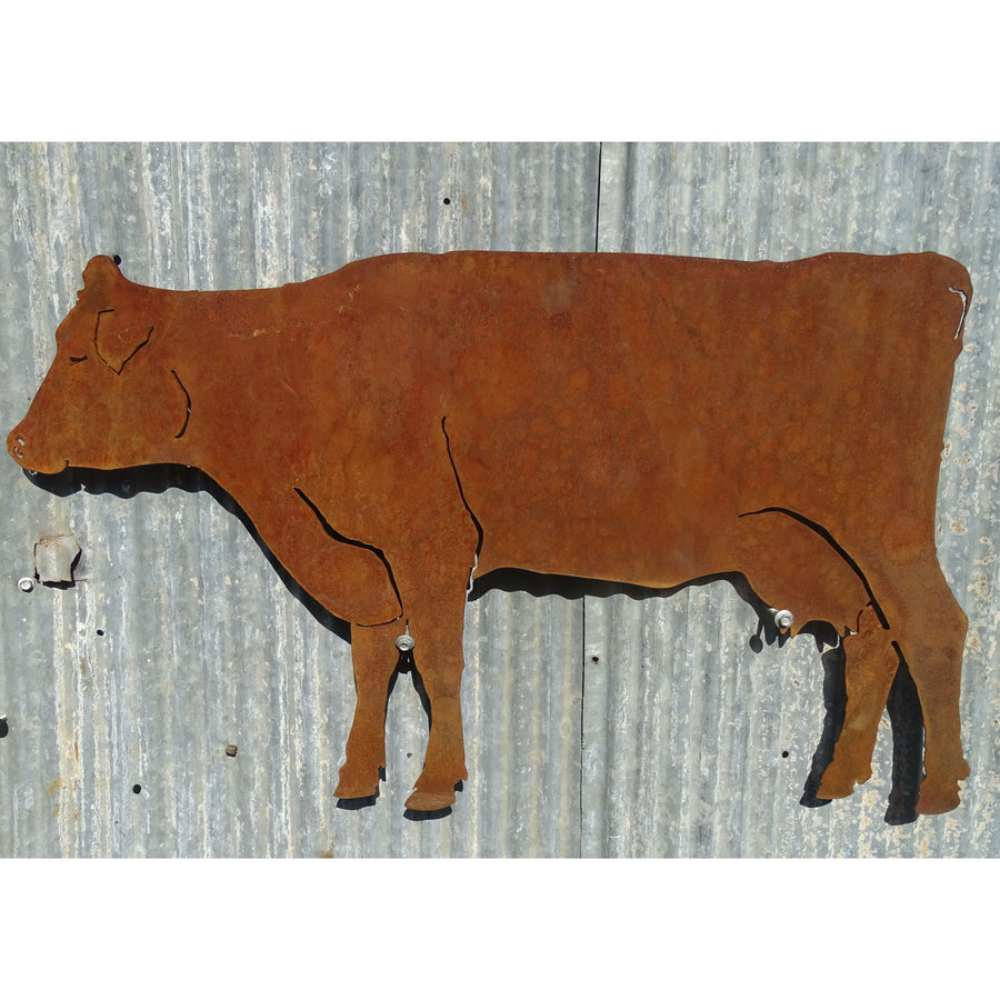 Cow Metal Wall Art-Old n Dazed