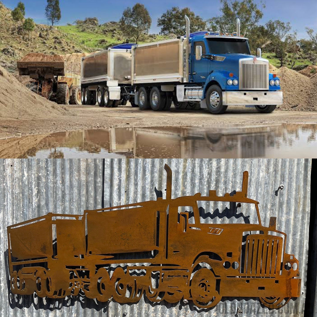Custom Made Metal Wall Art From Your Photo - Any Car - Truck - Motorbike - Holden - Ford-Old n Dazed