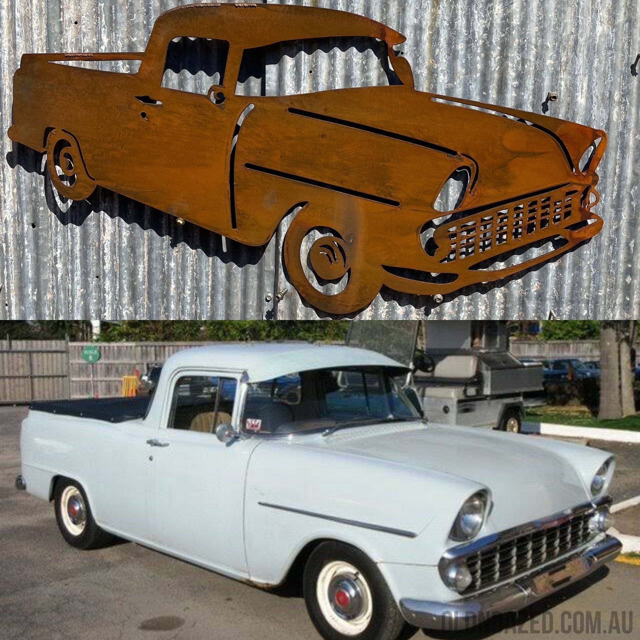 Custom Made Metal Wall Art From Your Photo - Any Car - Truck - Motorbi