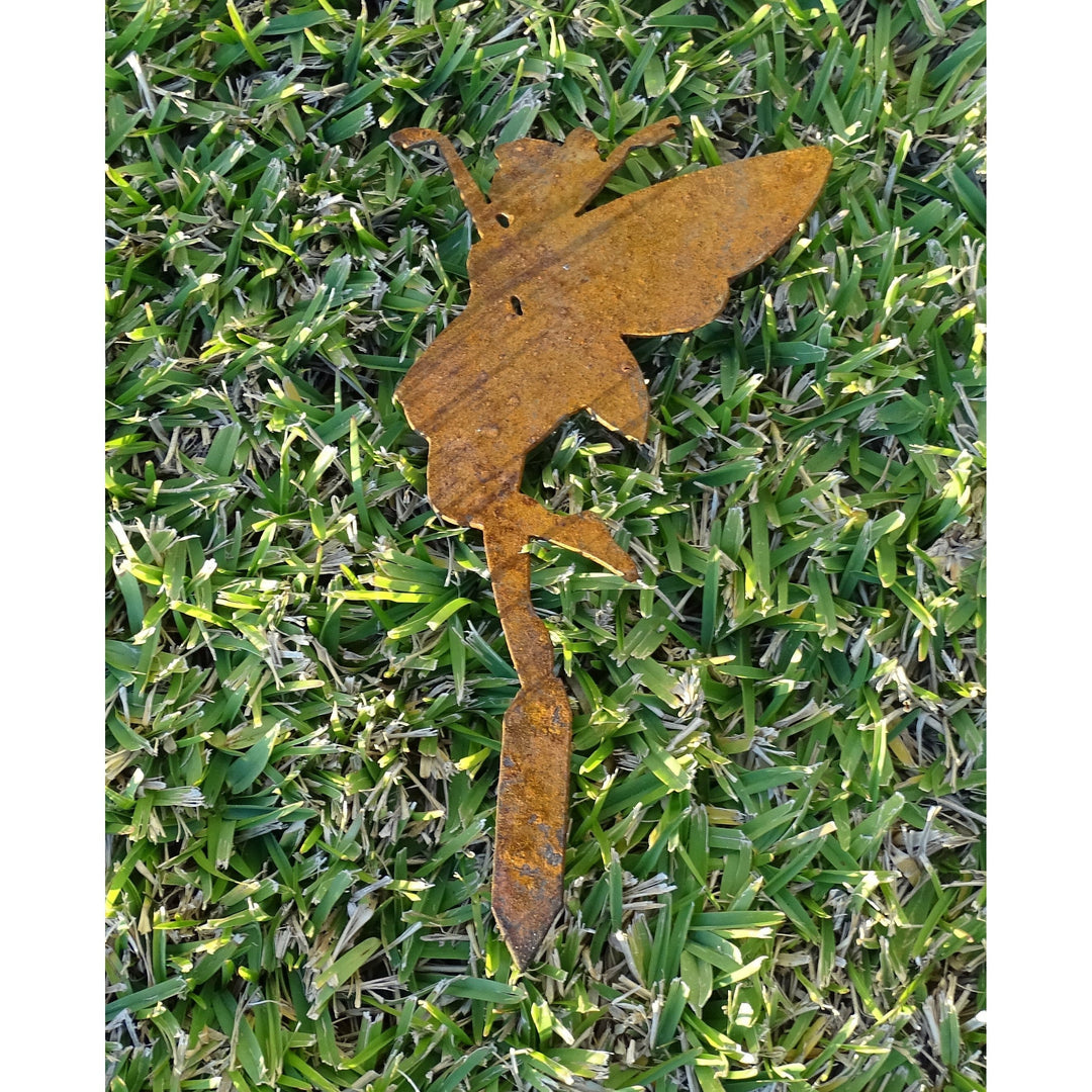 Dancing Fairy Metal Garden Art-Old n Dazed