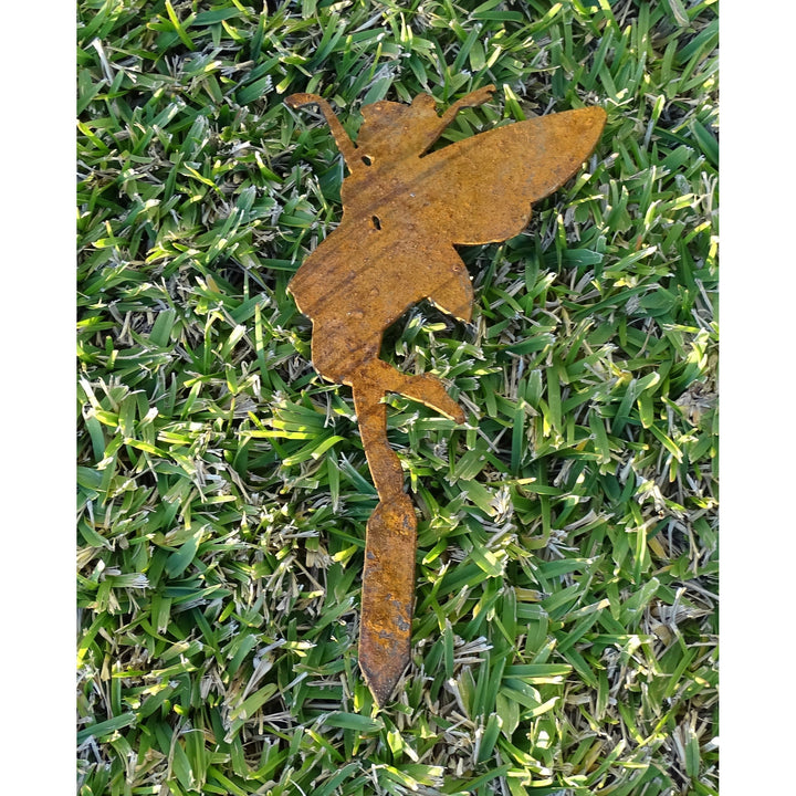 Dancing Fairy Metal Garden Art-Old n Dazed