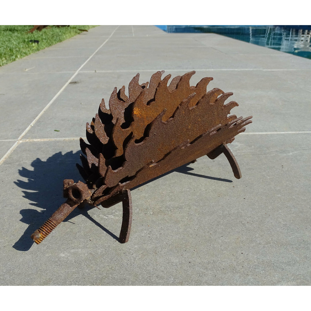 Echidna (2 sizes available) Metal Garden Art-Old n Dazed