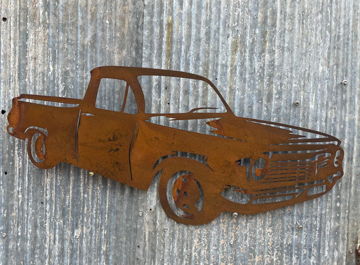 EH Holden Ute Metal Wall Art-Old n Dazed