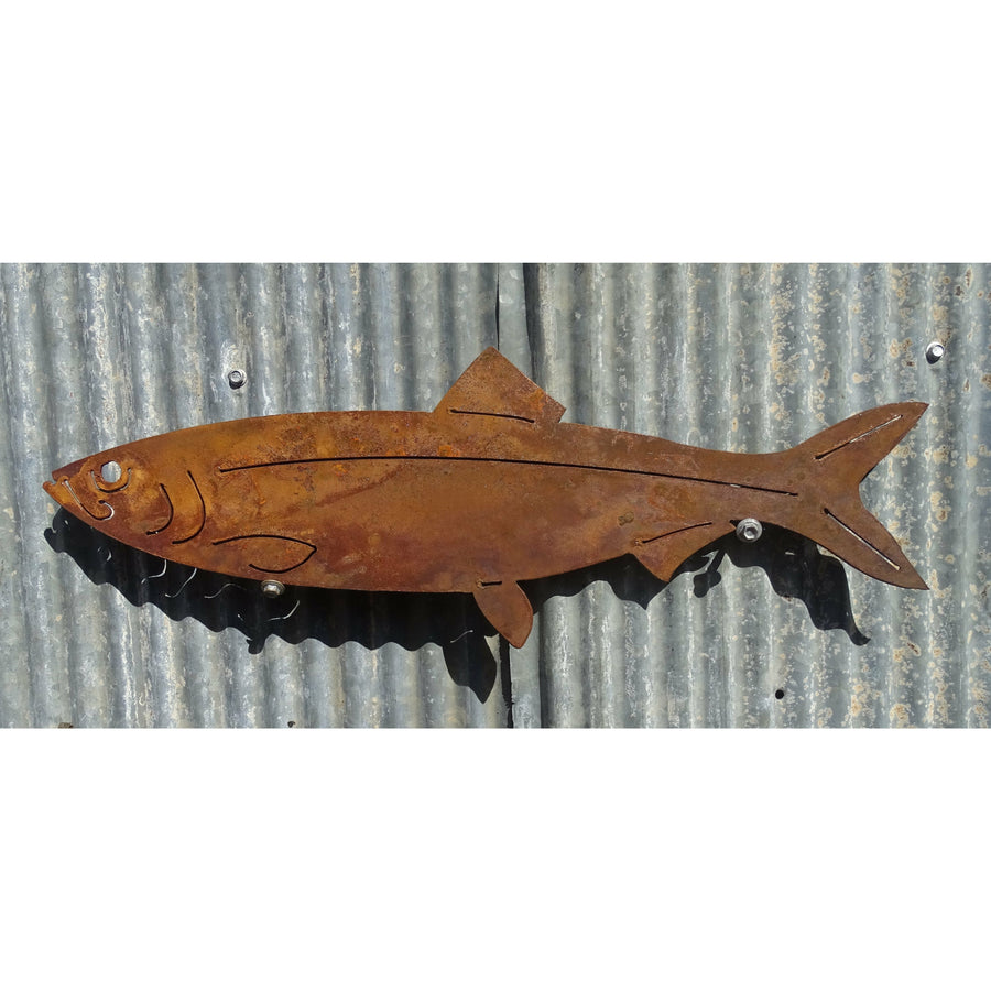 Fish Herring Metal Wall Art-Old n Dazed