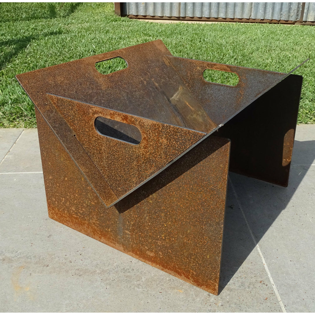 Flat Pack Camping Fire Pit-Old n Dazed