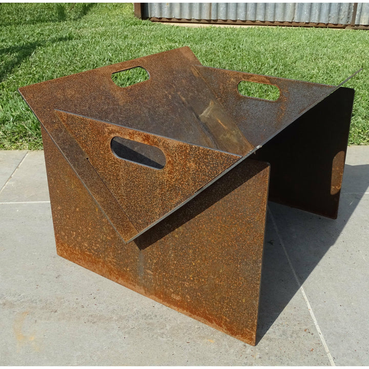 Flat Pack Camping Fire Pit-Old n Dazed