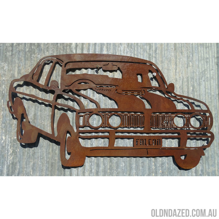 Ford Falcon GT Metal Wall Art-Old n Dazed