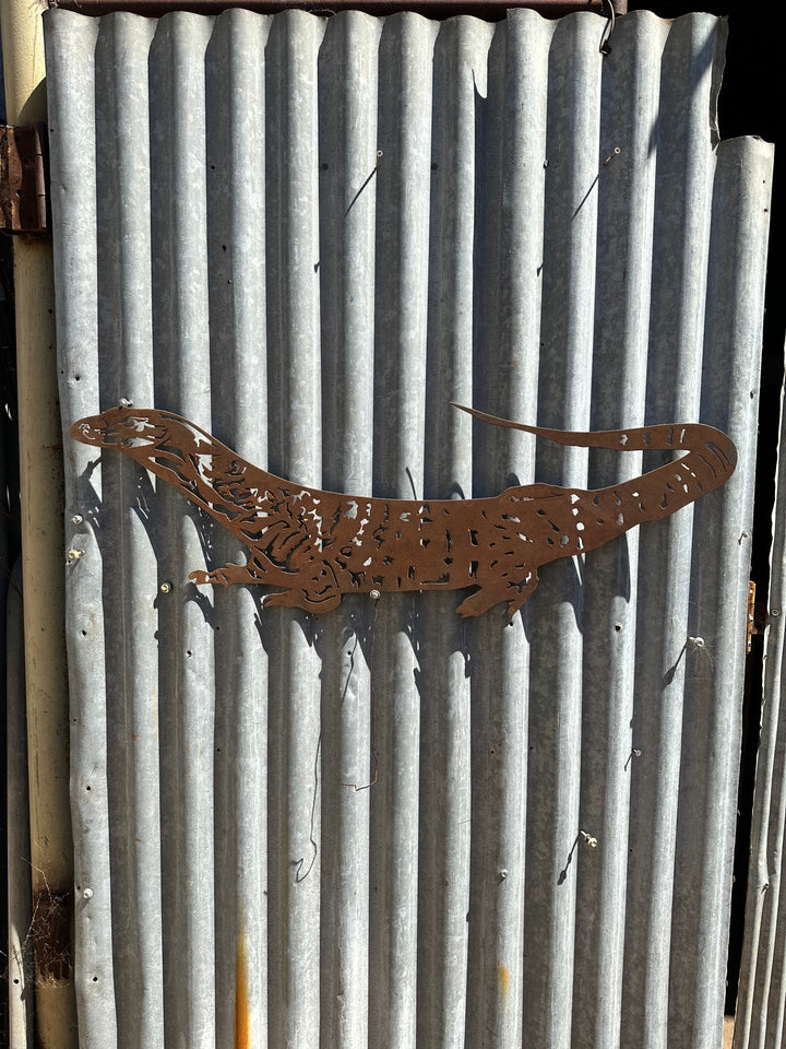 Goanna Metal Wall Art / Garden Art-Old n Dazed