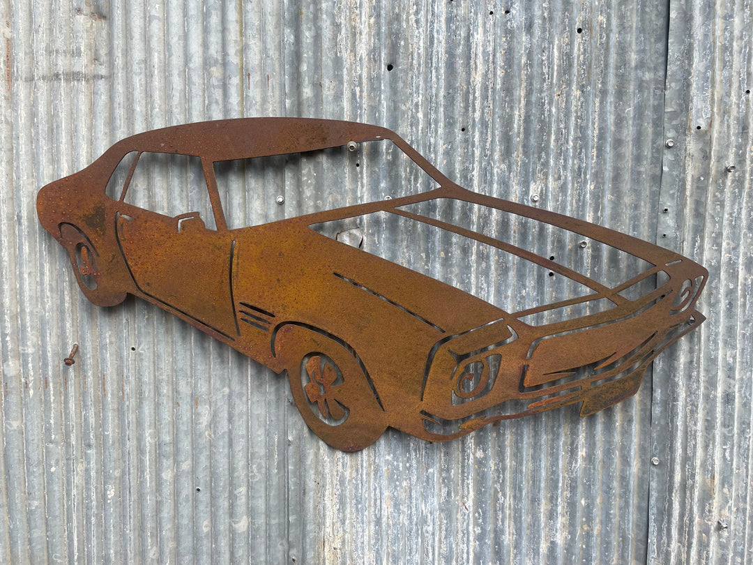 HQ Holden Monaro Metal Wall Art-Old n Dazed