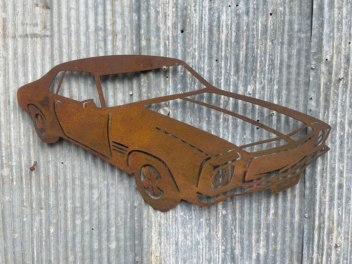 HQ Holden Monaro Metal Wall Art-Old n Dazed