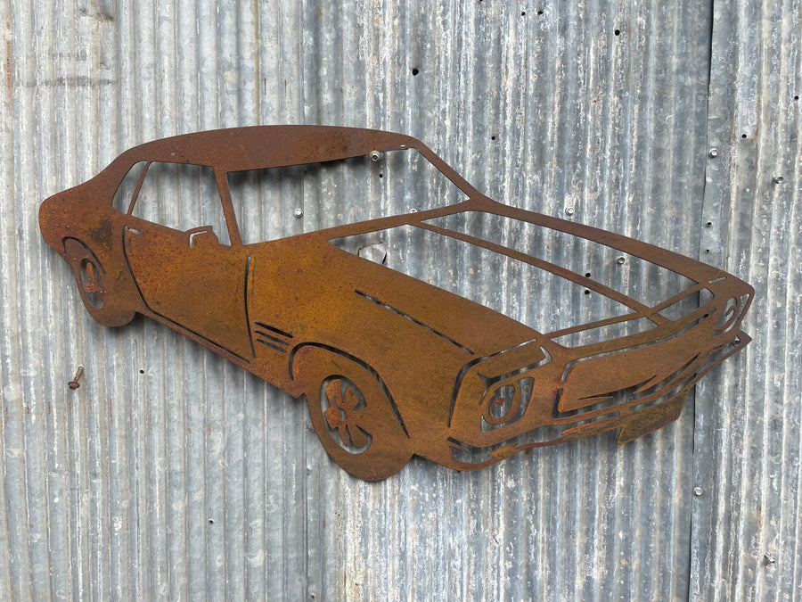 HQ Holden Monaro Metal Wall Art-Old n Dazed