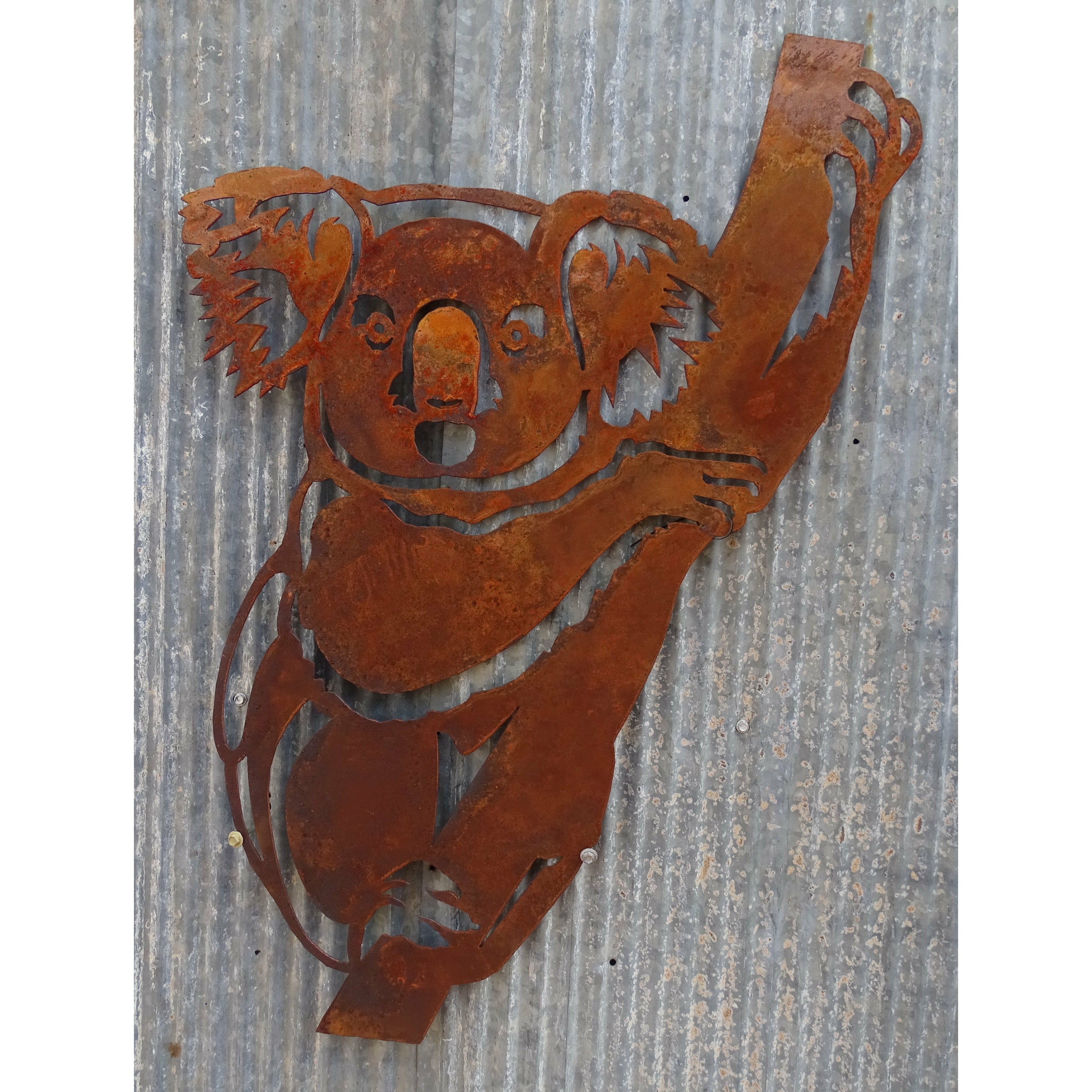 Koala Metal Wall Art nd271 Old n Dazed