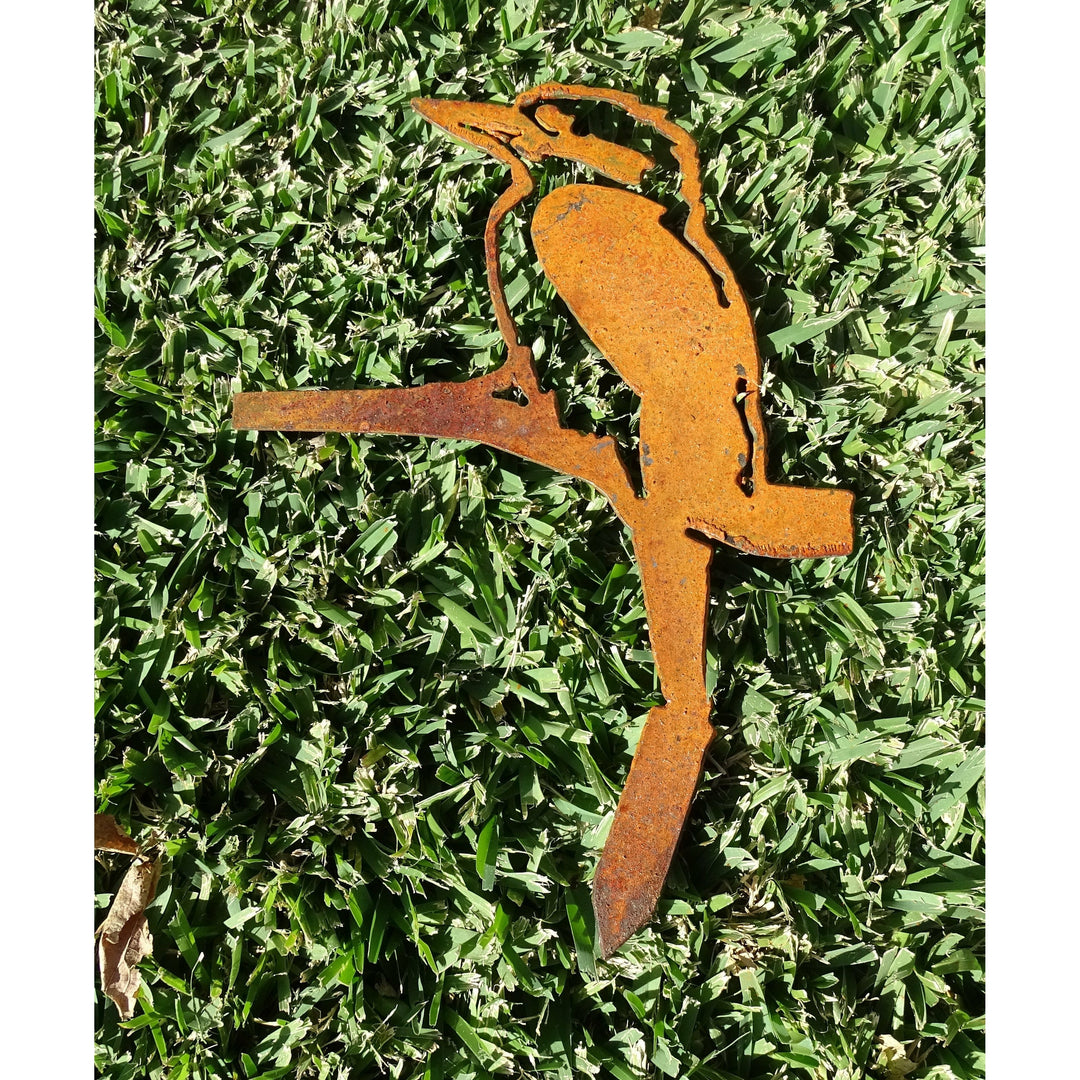 Kookaburra Metal Garden Art-Old n Dazed