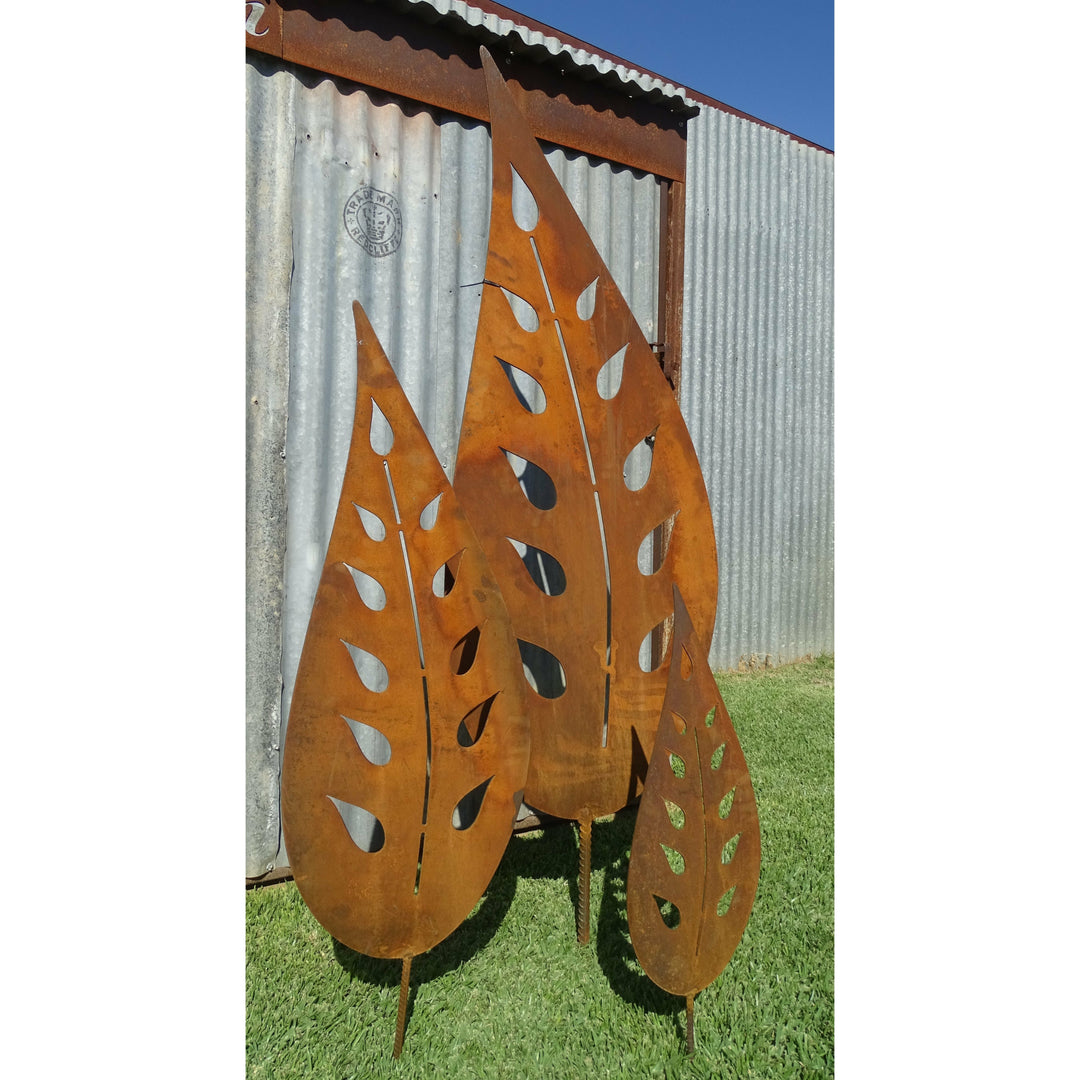 Leaves Metal Garden Art-Old n Dazed