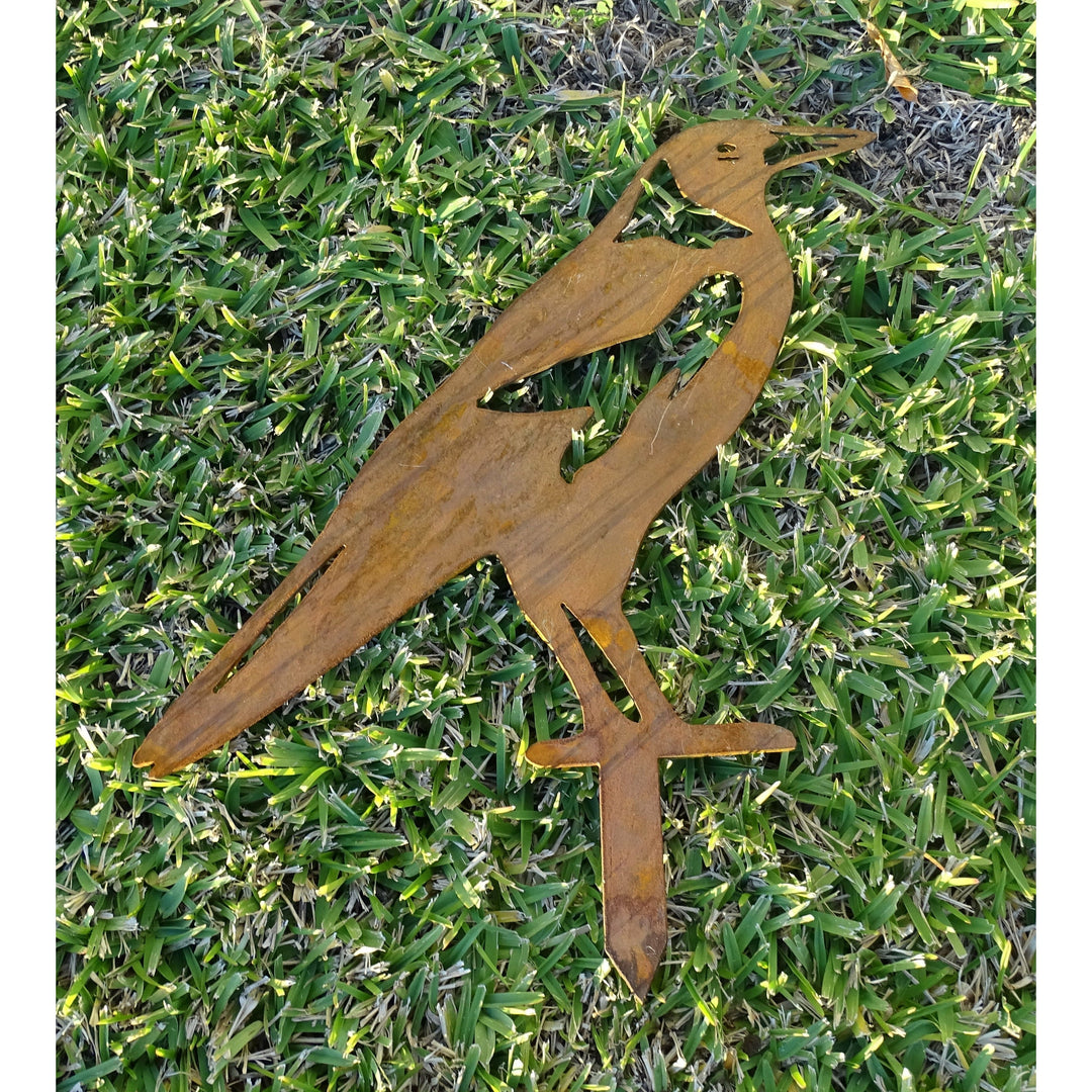Magpie Metal Garden Art-Old n Dazed