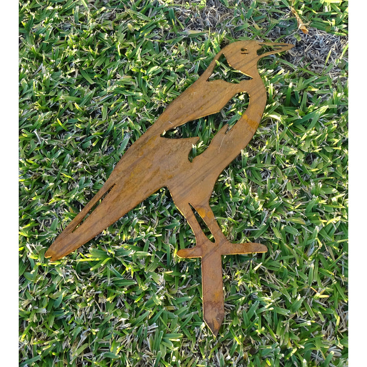Magpie Metal Garden Art-Old n Dazed