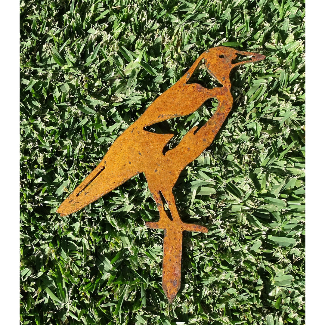 Magpie Metal Garden Art-Old n Dazed