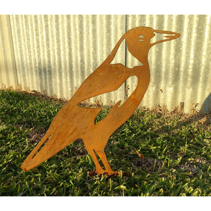 Magpie Metal Garden Art-Old n Dazed