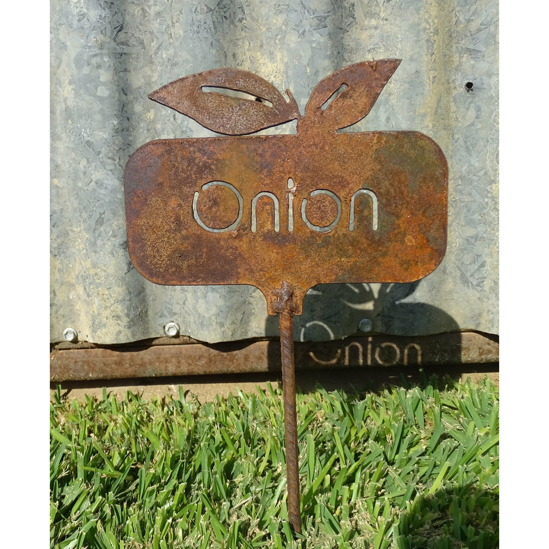 Metal Garden Stakes Vegetable Names-Old n Dazed