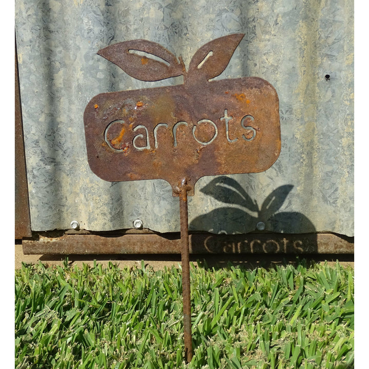Metal Garden Stakes Vegetable Names-Old n Dazed