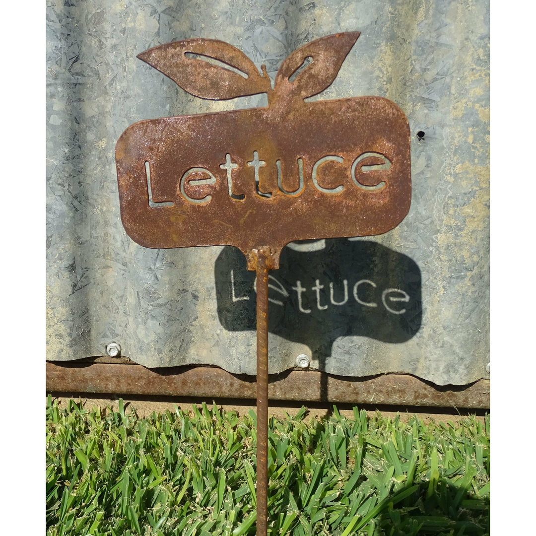 Metal Garden Stakes Vegetable Names-Old n Dazed