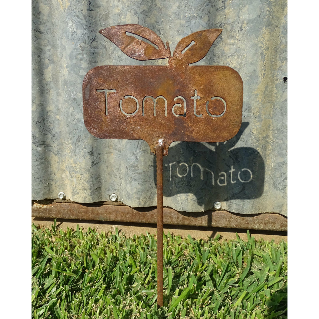 Metal Garden Stakes Vegetable Names-Old n Dazed