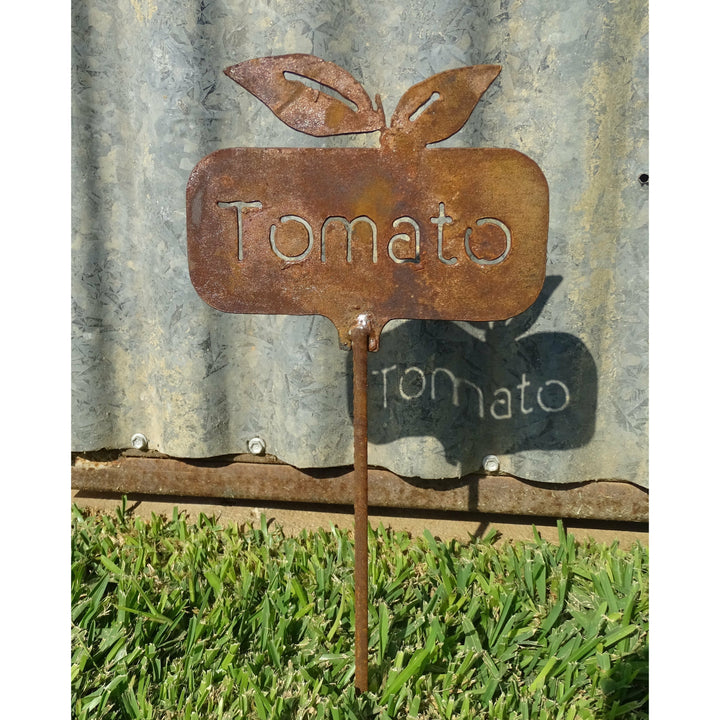 Metal Garden Stakes Vegetable Names-Old n Dazed