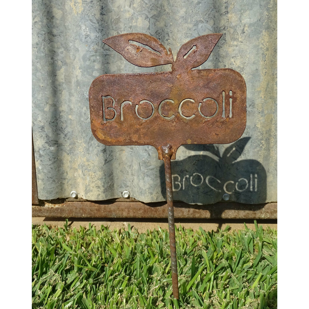 Metal Garden Stakes Vegetable Names-Old n Dazed