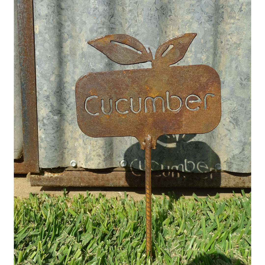Metal Garden Stakes Vegetable Names-Old n Dazed