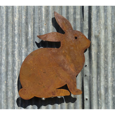 Rabbit Metal Wall Art-Old n Dazed