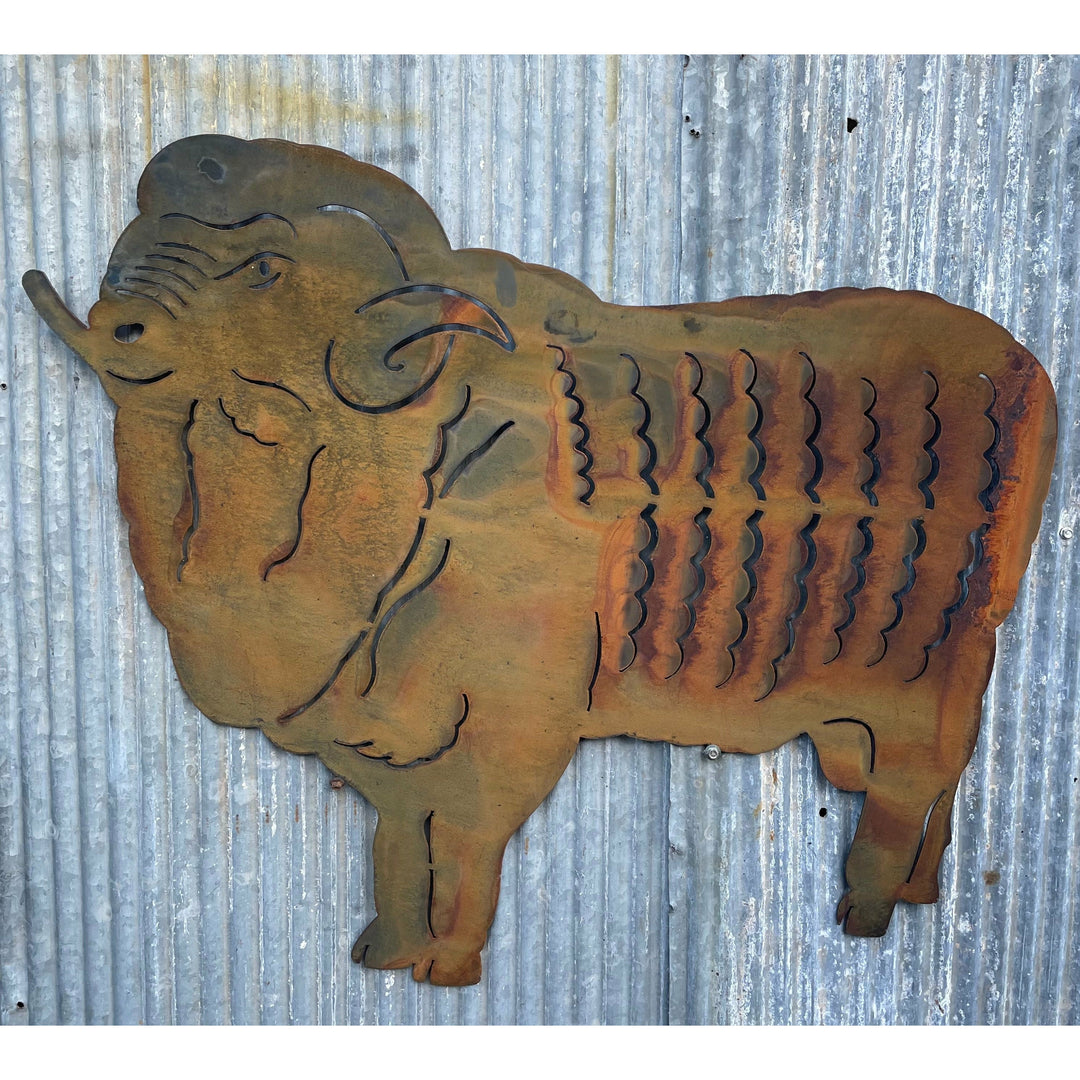 Ram Farm Metal Wall Art-Old n Dazed