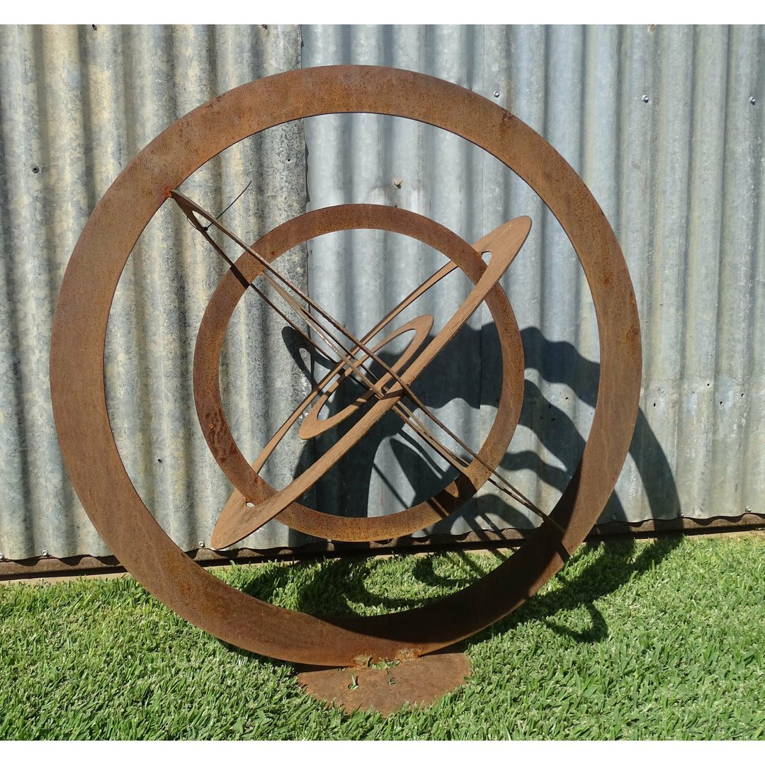 Sphere (3 sizes available) Metal Garden Art-Old n Dazed