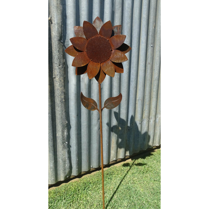 Sunflower Metal Garden Art-Old n Dazed