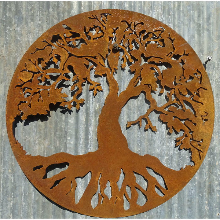 Tree of Life Metal Wall Art-Old n Dazed