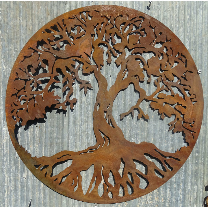 Tree of Life Metal Wall Art-Old n Dazed