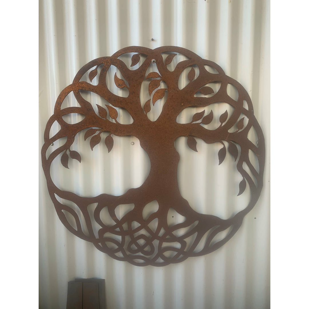 Tree of Life Metal Wall Art-Old n Dazed