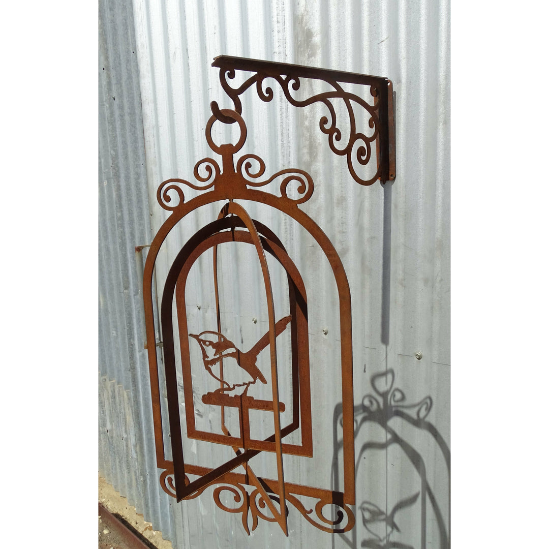 Wall Mounted Bracket (scroll) Metal Garden Art-Old n Dazed