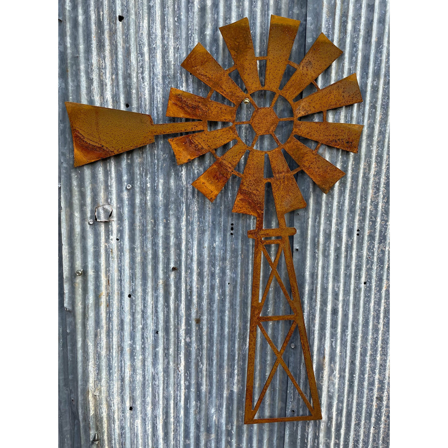 Windmill Metal Wall Art-Old n Dazed